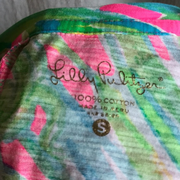 Lilly Pulitzer T Shirt Dress Excellent Condition - Picture 5 of 5